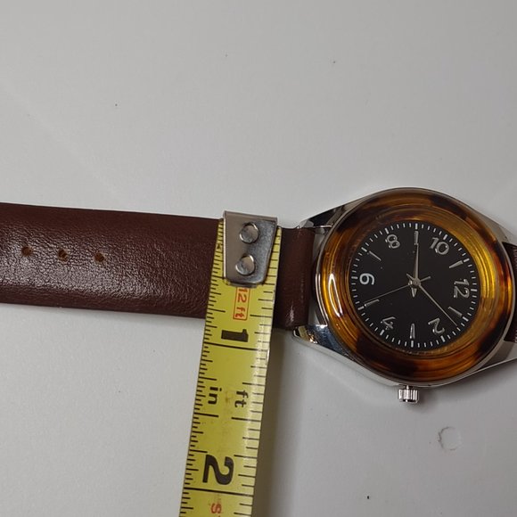 Tortoise And Brown Band Watch - Picture 6 of 12